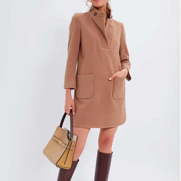 Tuckernuck Dresses & Skirts - TUCKERNUCK Camel Emerson Coat Dress